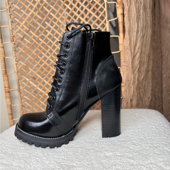 Jeffrey Campbell Black Leather Boots - Picture 9 of 16